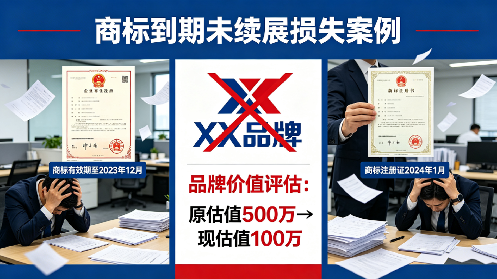 商标到期忘续展，损失千万！这些惨痛案例敲响警钟！